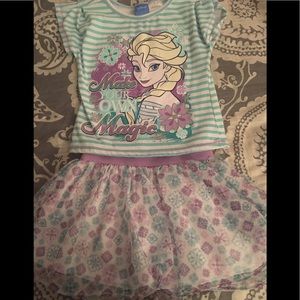 Toddler girl Elsa outfit